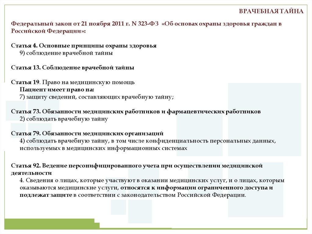 Статья ведение. Врачебная тайна закон 323 об охране здоровья граждан. Врачебная тайна это принцип. ФЗ 323 ст 13. ФЗ О неразглашении врачебной тайны.