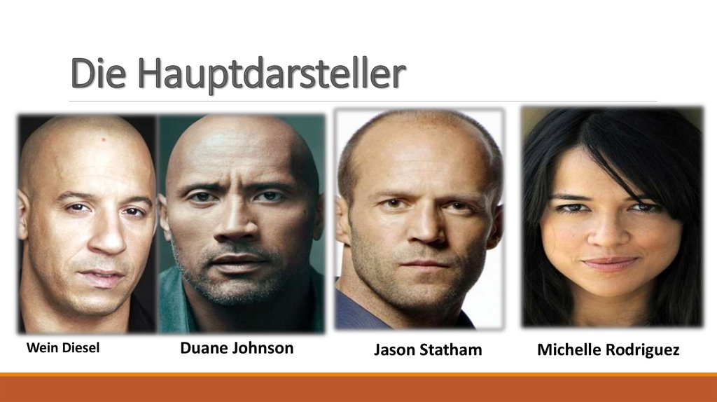 Die Hauptdarsteller