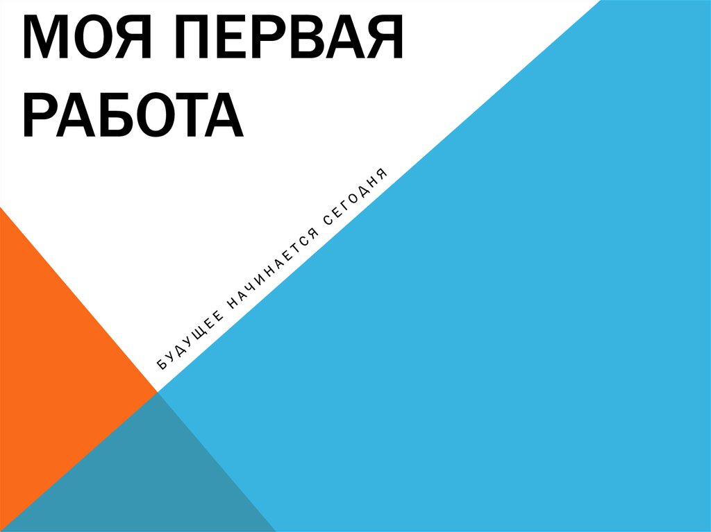 Будущее начинается сегодня технология 4 класс презентация