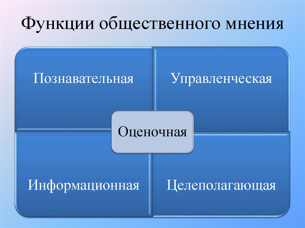 Общественное мнение презентация