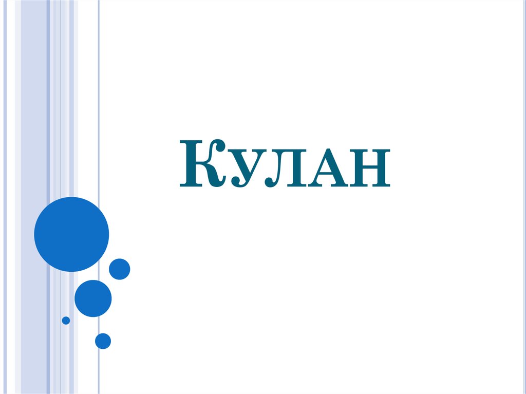 Семейство лошадиных. Кулан - презентация онлайн