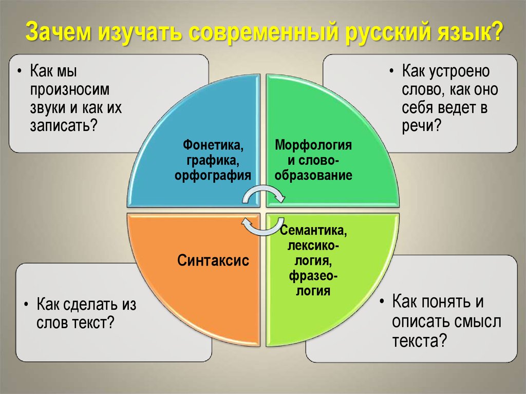 Зачем изучать современный русский язык?