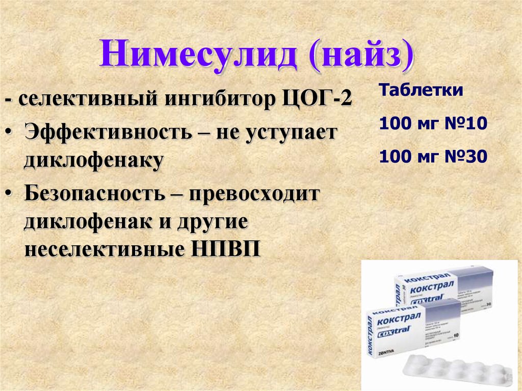 Презентация по нпвс