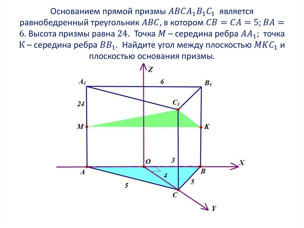 Основание прямой призмы 13 12. Основании прямой треугольной Призмы abca1b1c. Основание прямой Призмы. Основание прямой Призмы равнобедренный треугольник.