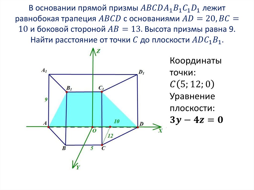 Боковая сторона призмы