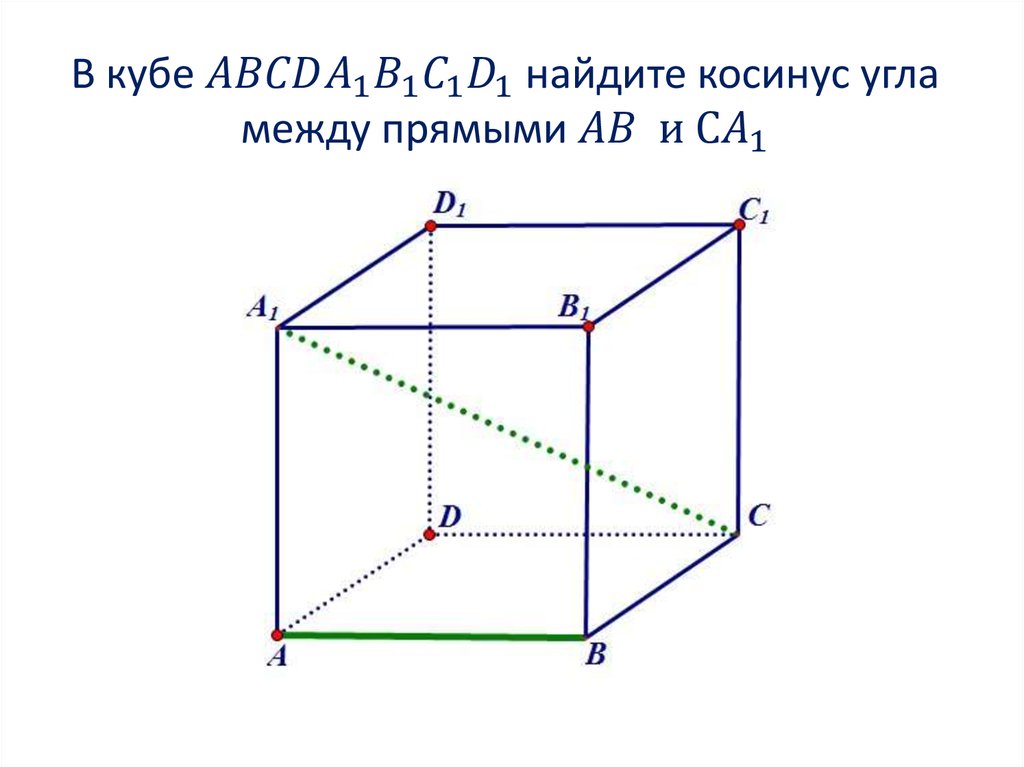 Ав кубе б в кубе. В Кубе abcda1b1c1d1. В Кубе abcda1b1c1d1 Найдите угол между прямыми dc1 и a1d. В Кубе abcda1b1c1 Найдите угол между прямыми a1b и b1d1.