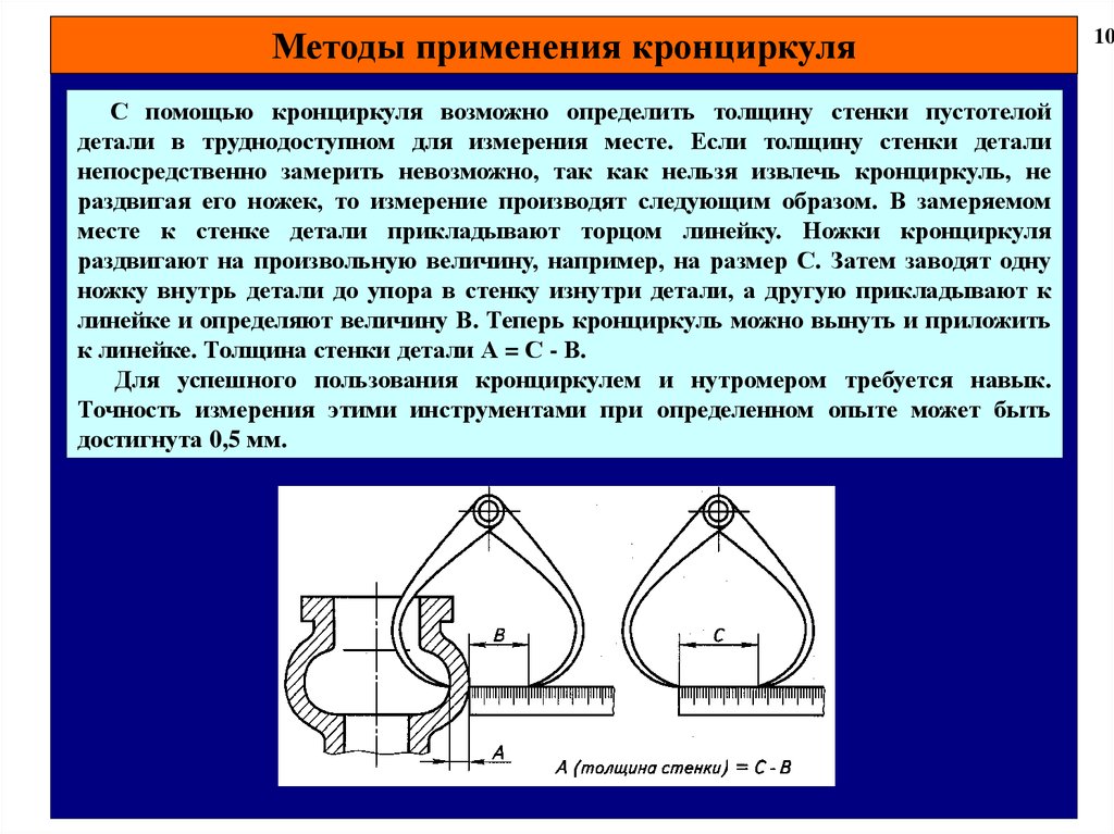 Определить толщину стенок. Кронциркули для замера толщины стенок. Кронциркуль для измерения ширины диска. Кронциркуль Назначение. Порядок работы с кронциркулем.