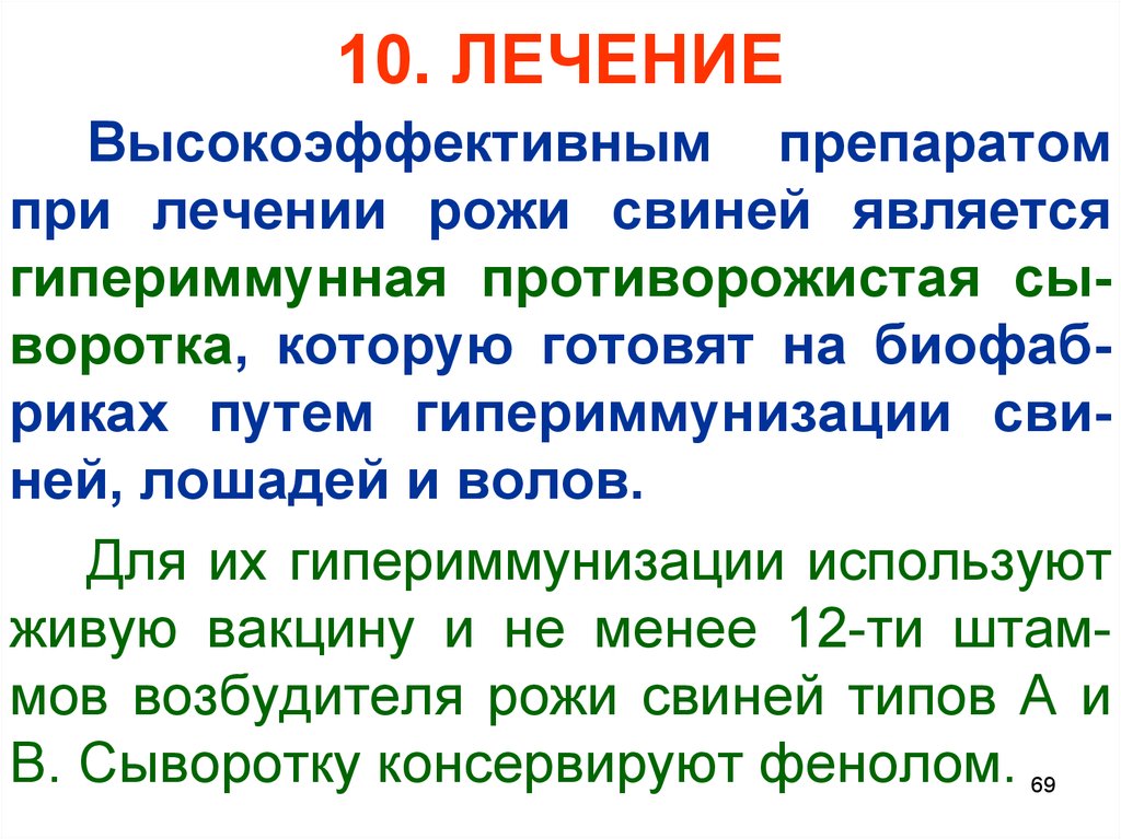 Реферат: Рожа свиней: патогенез, клиническая картина и диагностирование