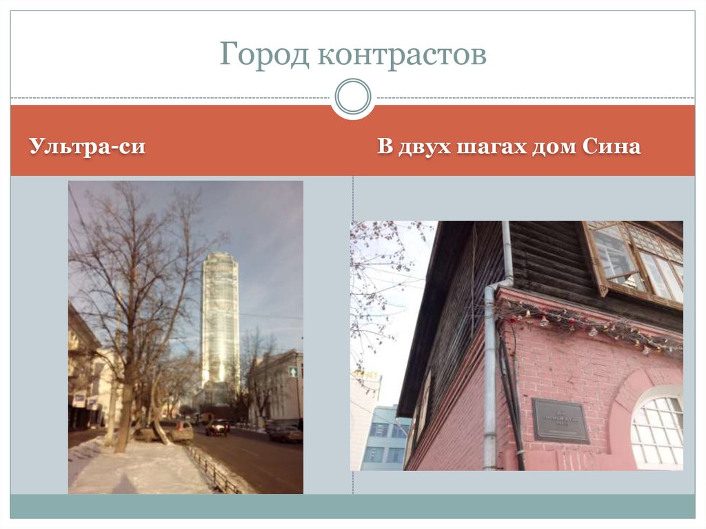 Город контрастов