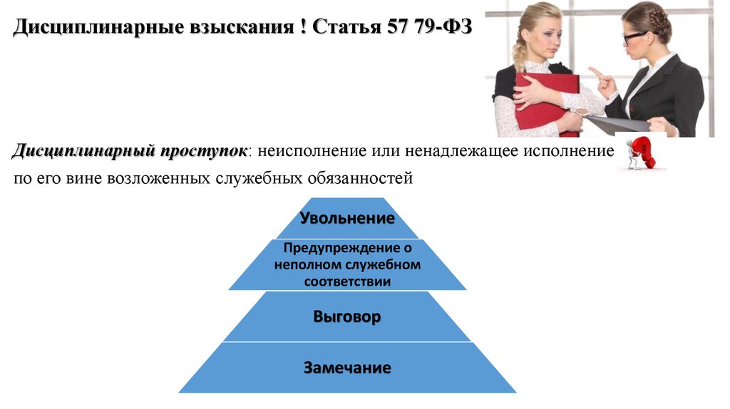 Поощрение и ответственность государственных служащих