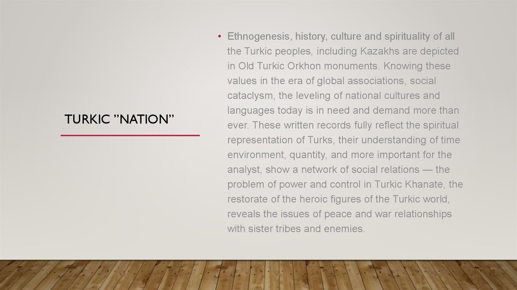 Turkic ”Nation”