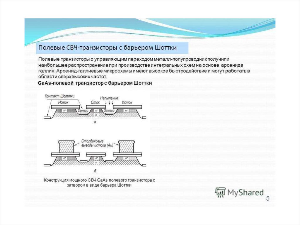 Управляющий переход. Полевой транзистор с барьером Шоттки. СВЧ транзисторы с барьером Шоттки. Полевой транзистор с затвором Шоттки. Устройство МОП транзистора с барьером Шоттки.