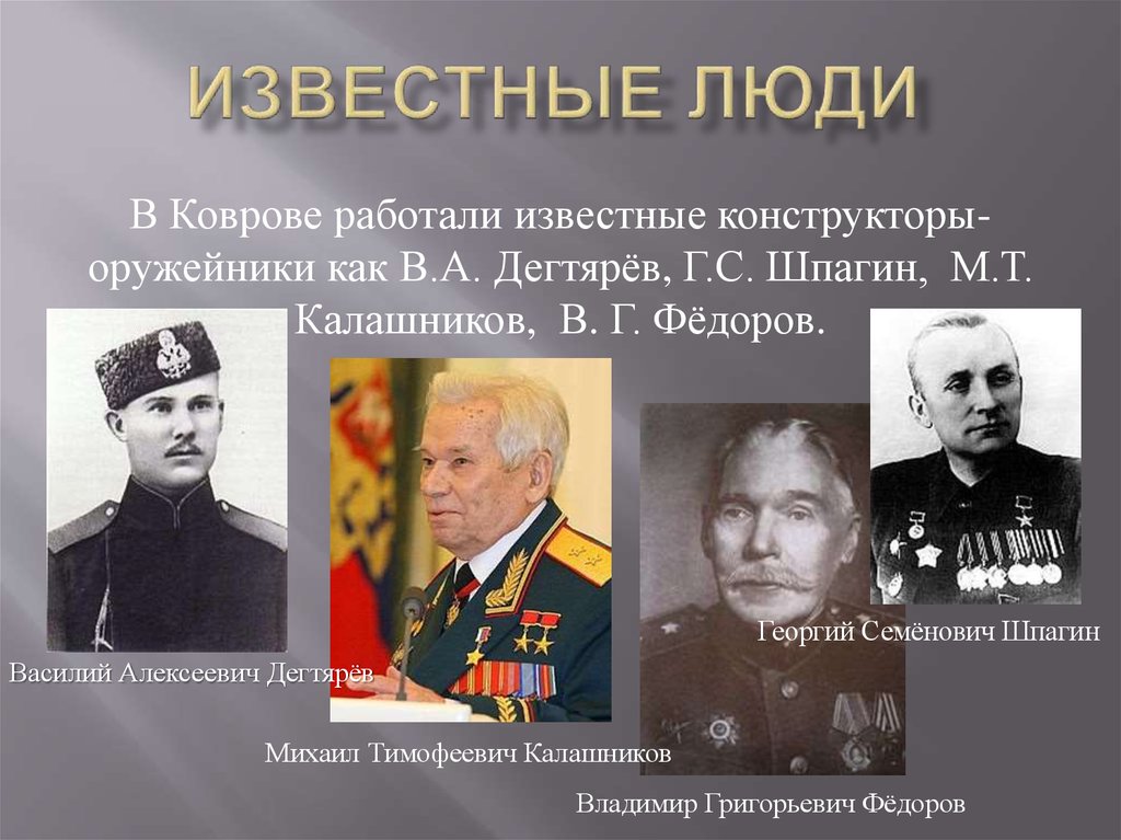 Известные люди