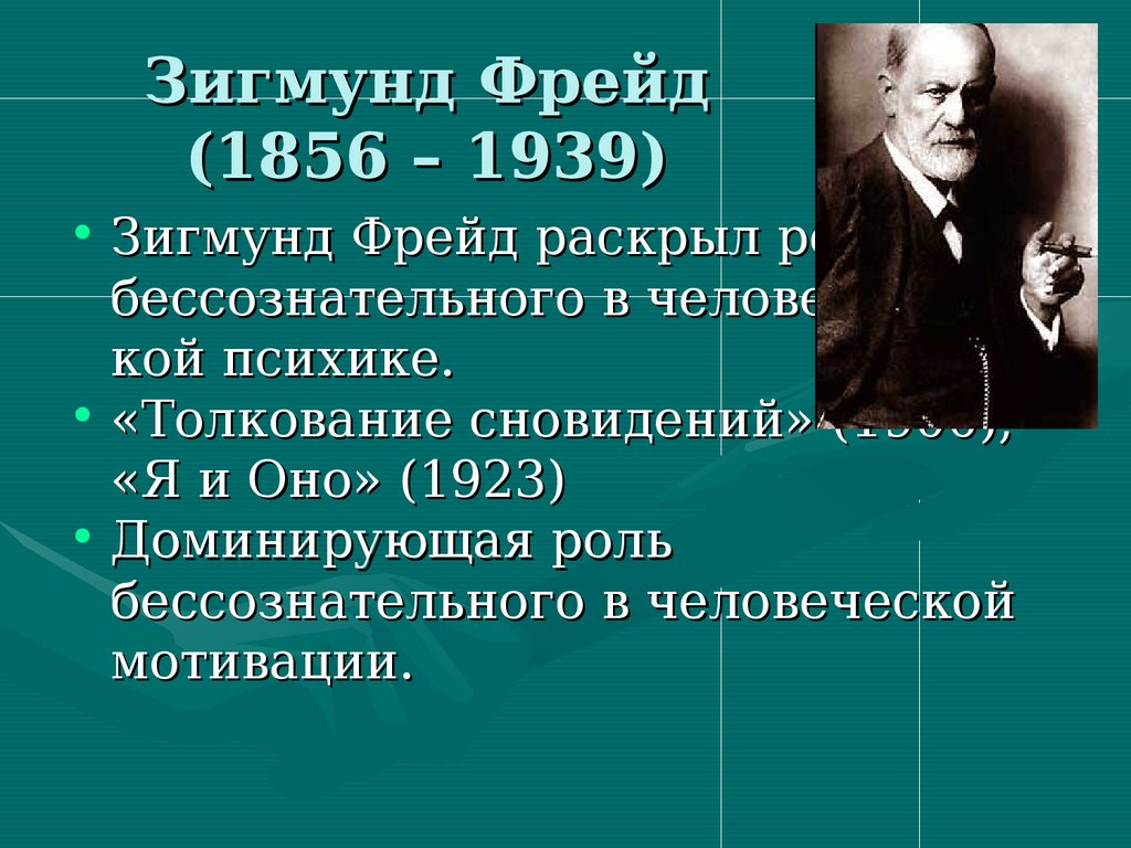 Психоанализ по фрейду презентация