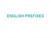 English prefixes