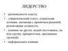 Лидерство. Формальное и неформальное лидерство