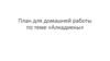 План для домашней работы по теме «Алкадиены»