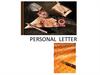 Личное письмо