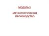 Металлургическое производство