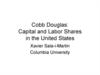 Cobb Douglas: Capital and Labor Shares in the United States