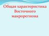 Общая характеристика Восточного макрорегиона