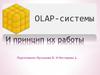 OLAP-системы и принципы их работы