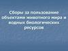 Сборы за пользование объектами животного мира и водных биологических ресурсов