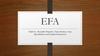 EFA. Organizational