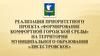 Реализация проекта «Формирование комфортной городской среды» на территории муниципального образования «Лисестровское»
