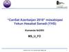 “CanSat Azerbaijan 2018" müsabiqəsi Yekun Hesabat Sənədi (YHS)