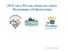 2018 год в России - год волонтера (добровольца). Общественное объединение волонтеров «Патруши начинаются с тебя»