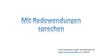 Mit redewendungen sprechen