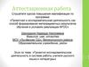 Аттестационная работа. Проектно-исследовательская деятельность в системе работы учителя русского языка и литературы