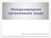 Международная организация труда