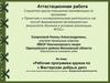 Аттестационная работа. Рабочая программа кружка "Мастерская добрых дел"