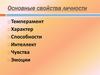 Свойства личности