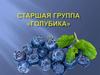 Старшая группа «Голубика»
