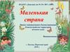 Маленькая страна. Проект инициативного бюджетирования (благоустройство территории детского сада)