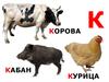 Алфавит. Животные К-О