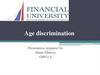Age discrimination