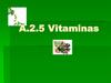 Vitaminas. Introdução