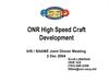 ONR High Speed Craft Development