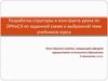 Разработка структуры и конструкта урока по ОРКиСЭ по заданной схеме и выбранной теме учебников курса