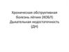 Хроническая обструктивная болезнь лёгких (ХОБЛ). Дыхательная недостаточность (ДН)