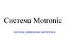 Система Motronic. Система управления двигателем