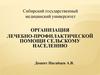 Организация лечебно-профилактической помощи сельскому населению