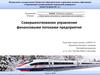 Совершенствование управления финансовыми потоками предприятия