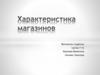 Характеристика магазинов
