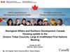 Aboriginal Affairs and Northern Development Canada