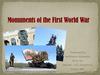 Monuments of the First World war